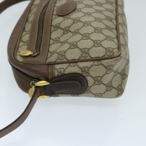 GUCCI GG Supreme Shoulder Bag PVC Beige Auth - Picture 4 of 16